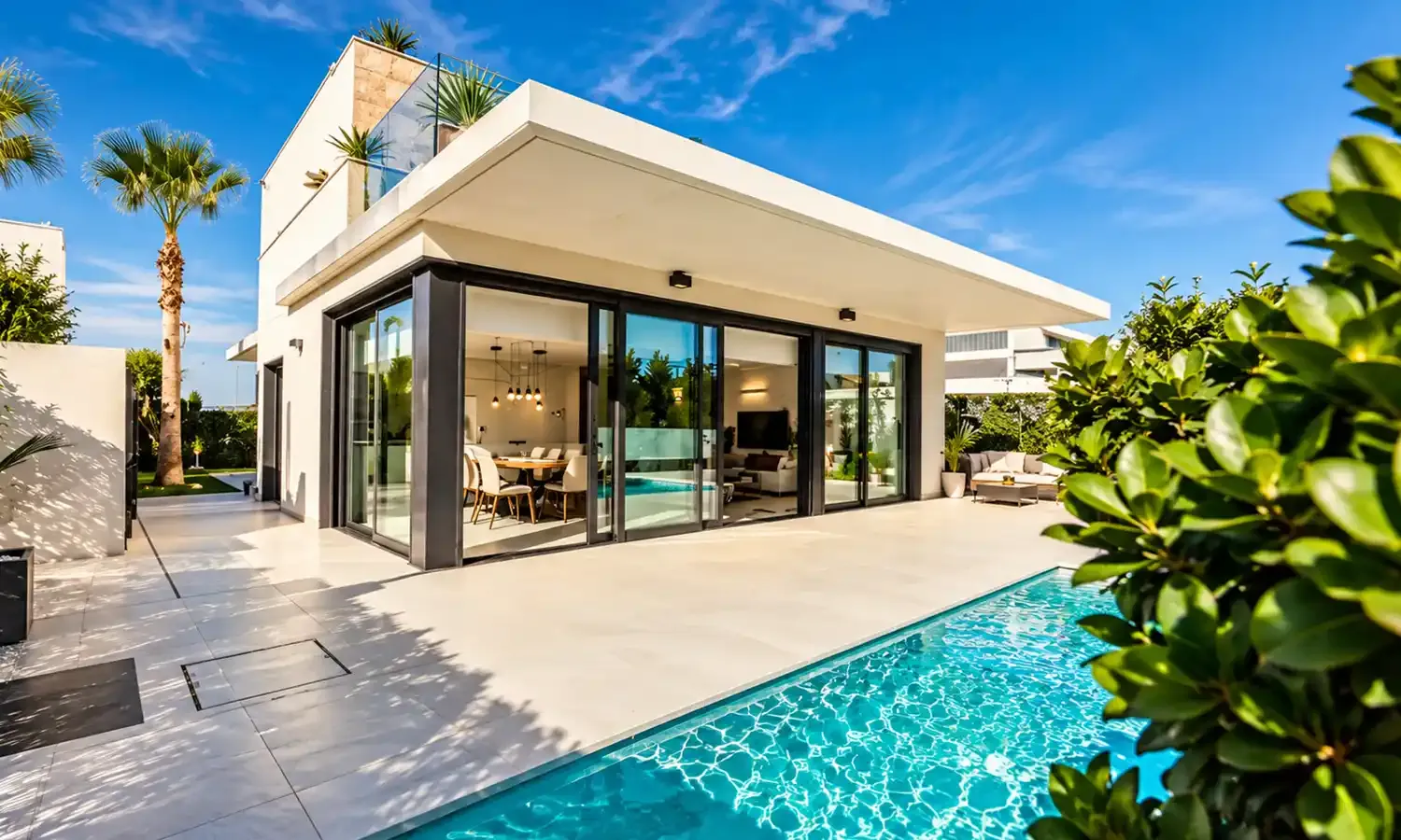 Modern Villa Poolside Retreat
